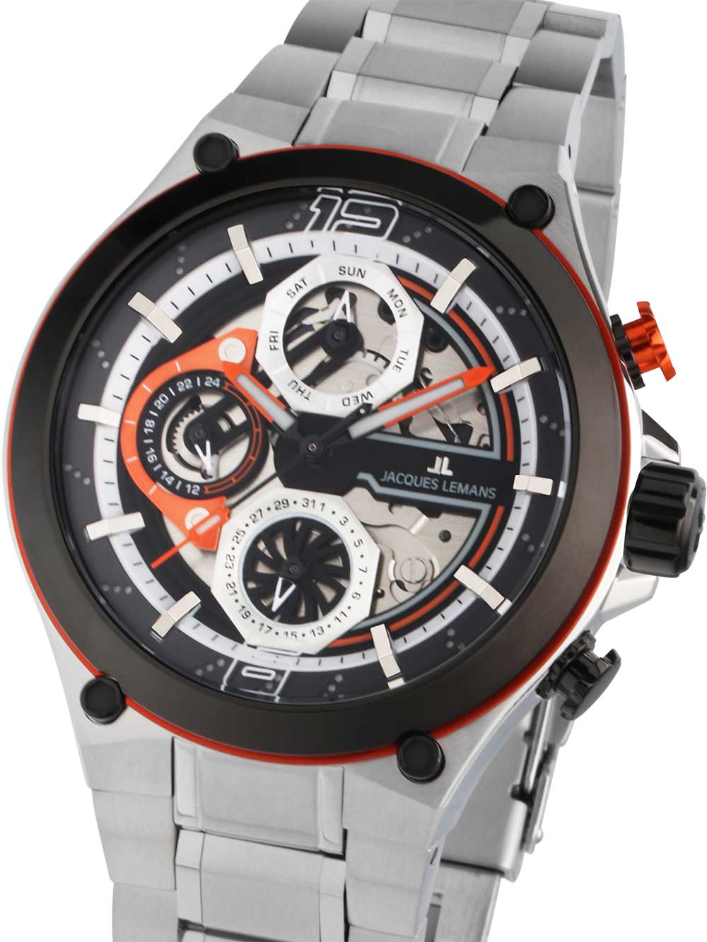 Jacques Lemans 1-2150E Manchester Multifunction 43mm