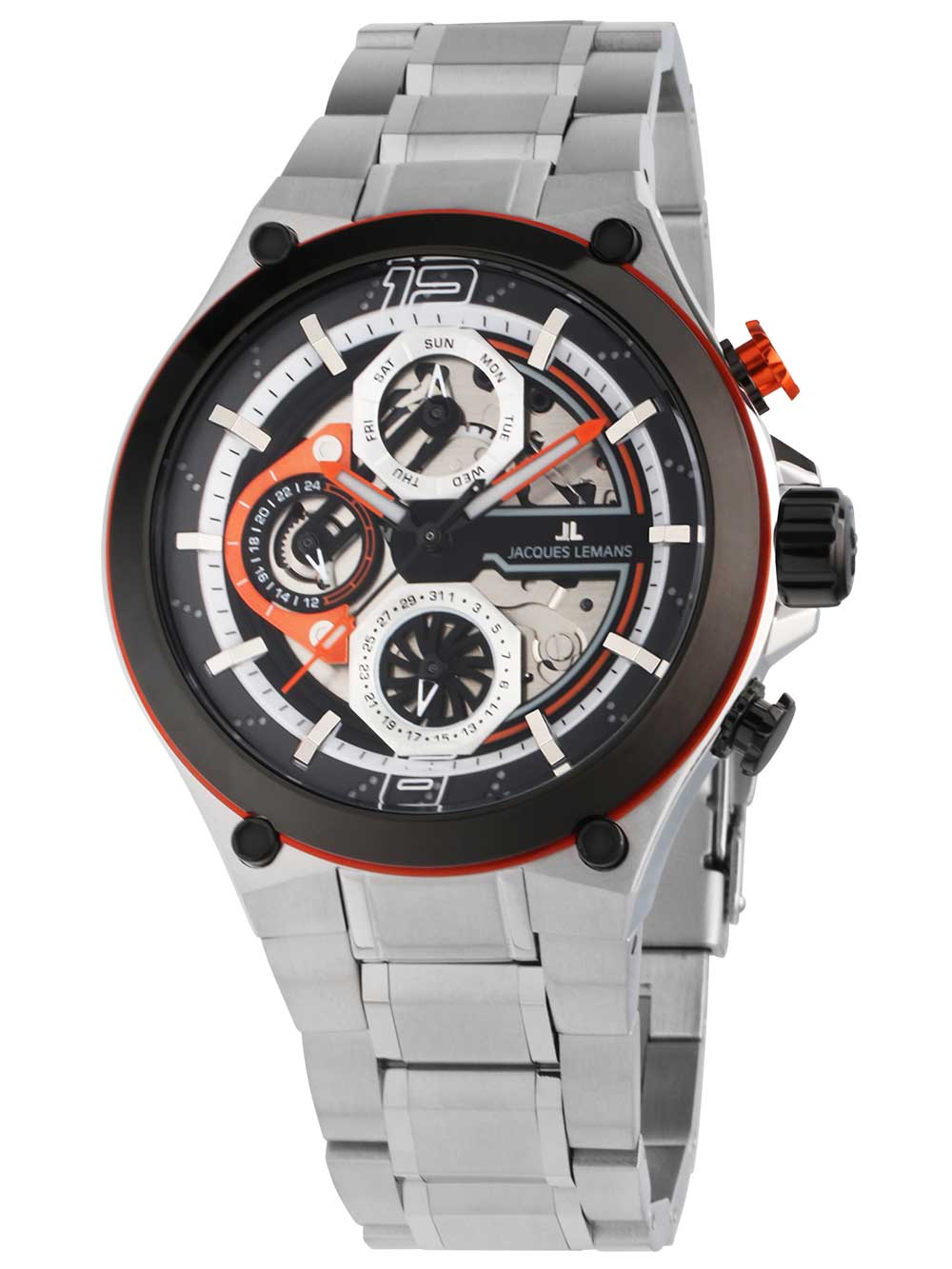 Jacques Lemans 1-2150E Manchester Multifunction 43mm