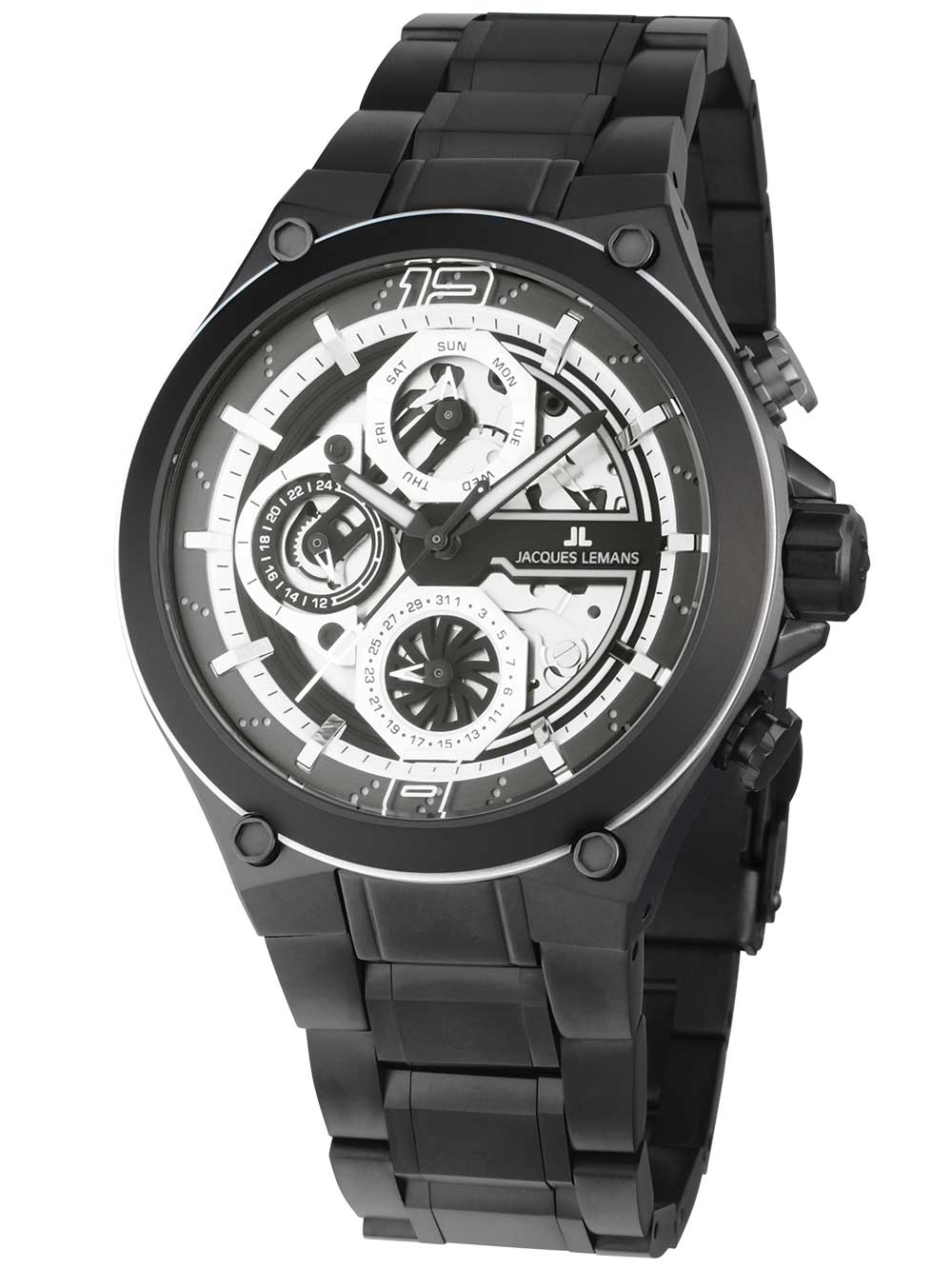 Jacques Lemans 1-2150F Manchester Multifunction 43mm