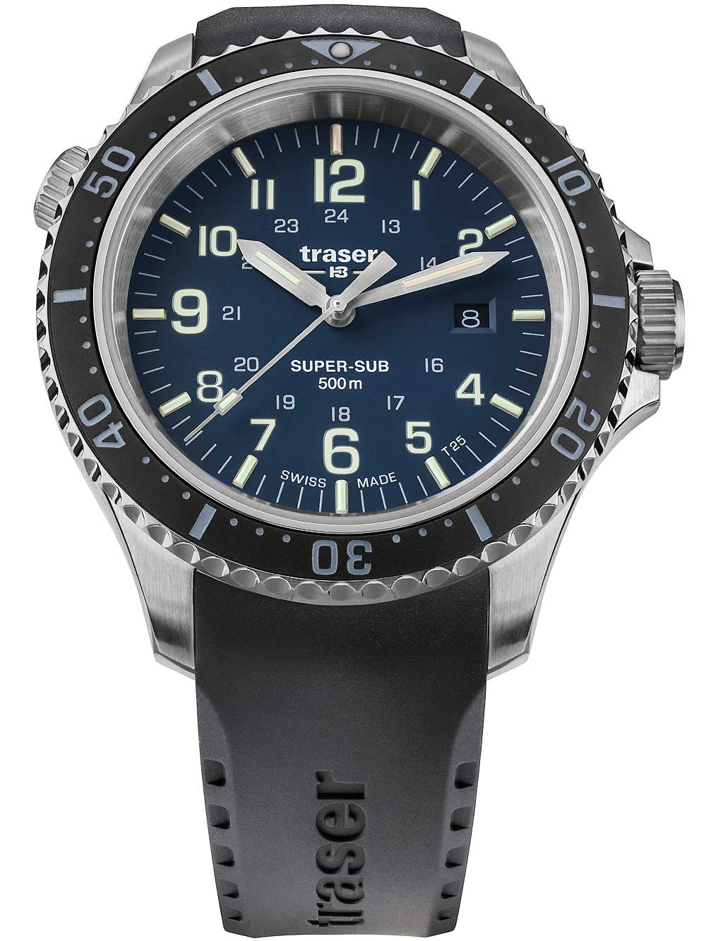 Traser H3 109374 P67 T25 SuperSub blue 46 mm diver