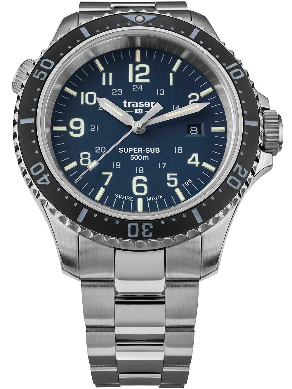 Traser H3 109375 P67 T25 SuperSub blue 46 mm diver