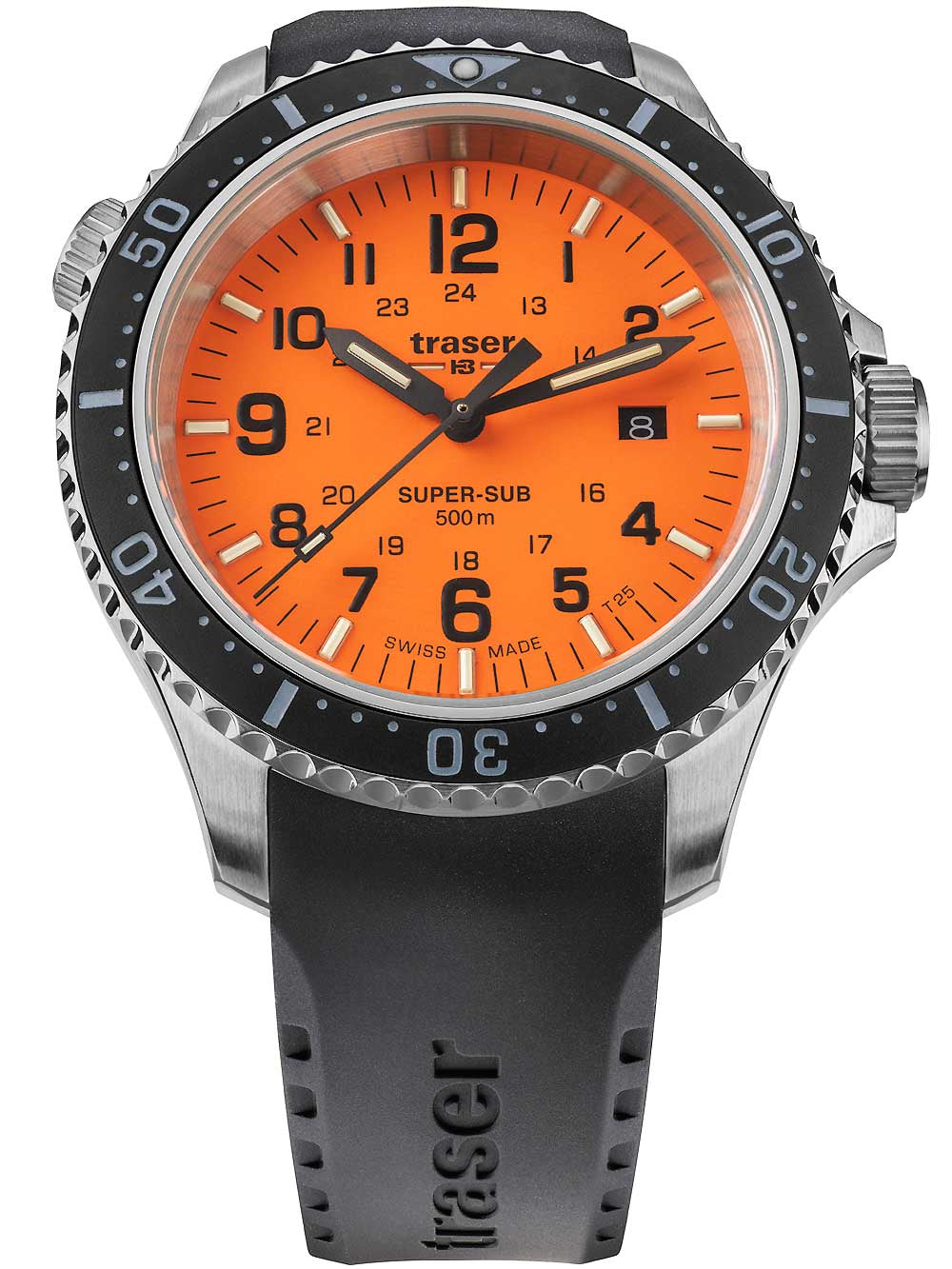 Traser H3 109380 P67 T25 SuperSub orange 46 mm diver