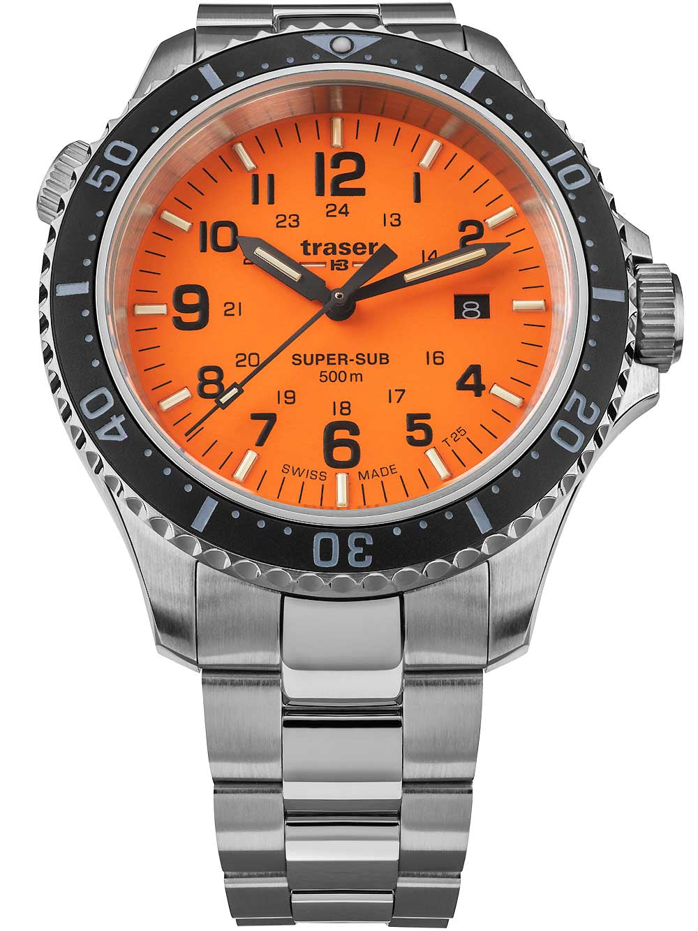 Traser H3 109381 P67 T25 SuperSub orange 46 mm diver