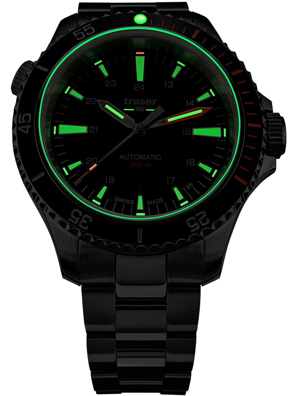 Traser H3 110324 P67 Diver Automatisk Svart  46mm