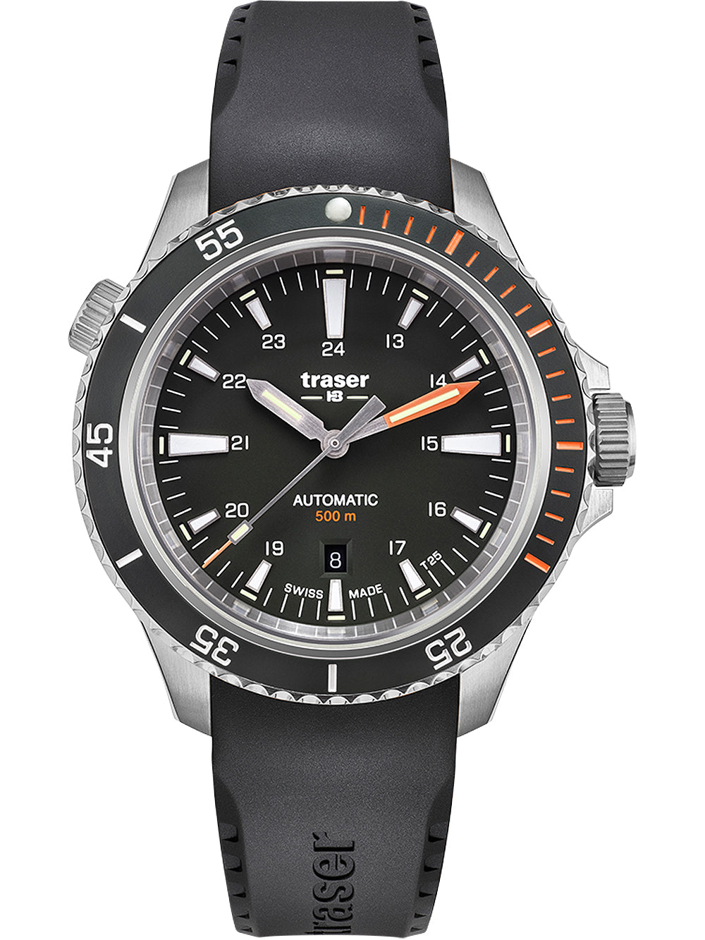 Traser H3 110322 P67 Diver Automatisk Svart  46mm