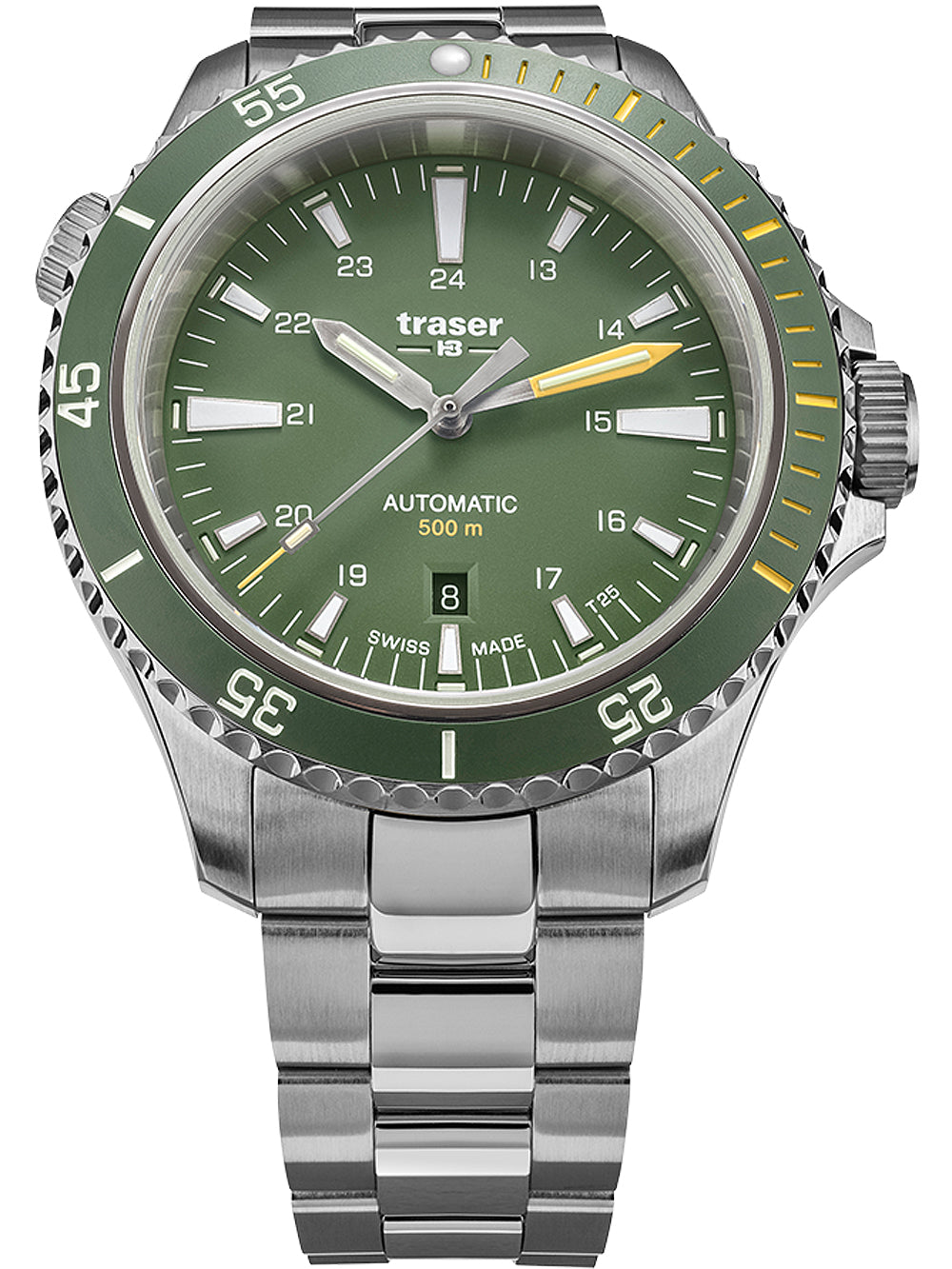 Traser H3 110328 P67 Diver Automatisk Grön  46mm