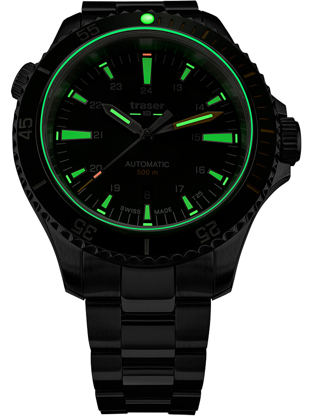 Traser H3 110328 P67 Diver Automatisk Grön  46mm