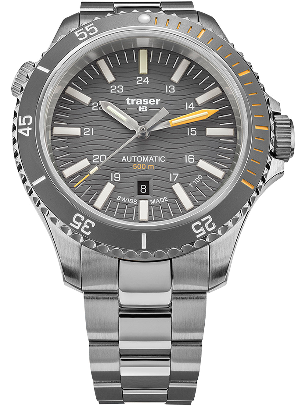 Traser H3 110332 P67 Diver Automatisk T100 Grey  46mm