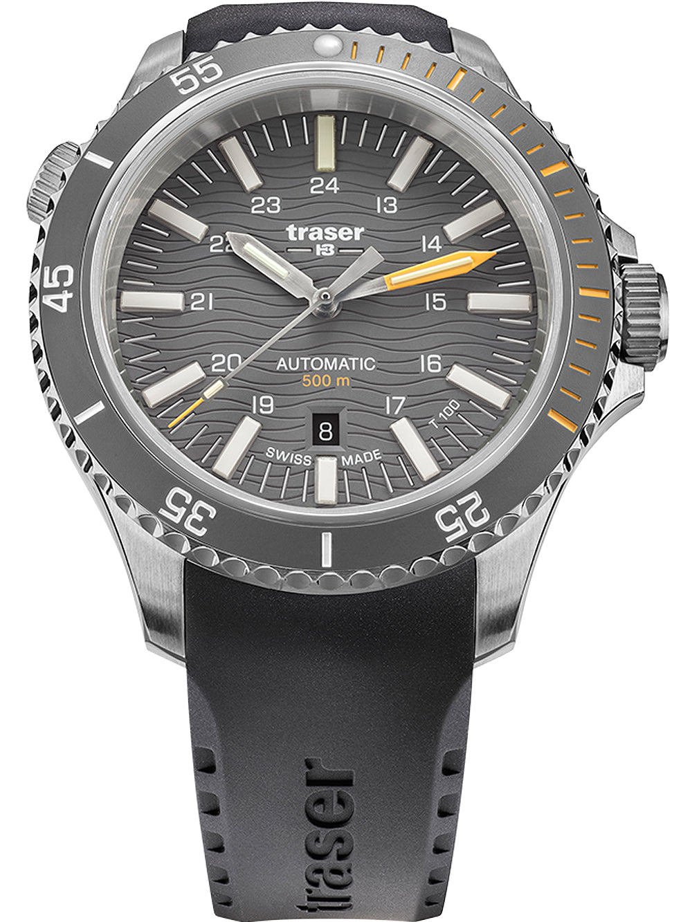 Traser H3 110330 P67 Diver Automatisk T100 Grey  46mm