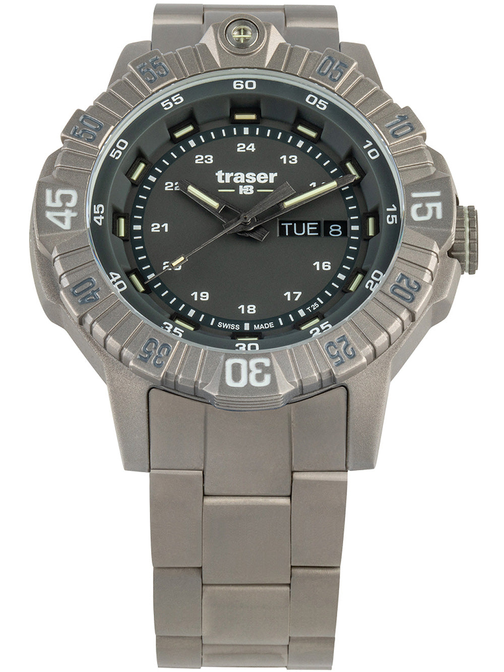 Traser H3 110666 Tactical Grey Titan 46mm