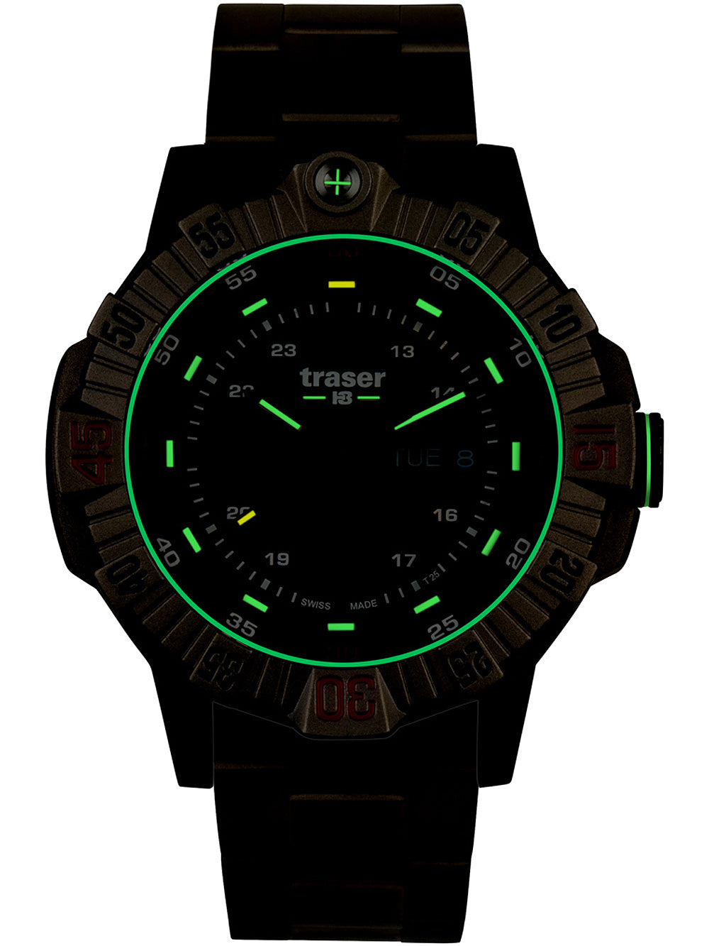 Traser H3 110668 Tactical Brun Titan 46mm