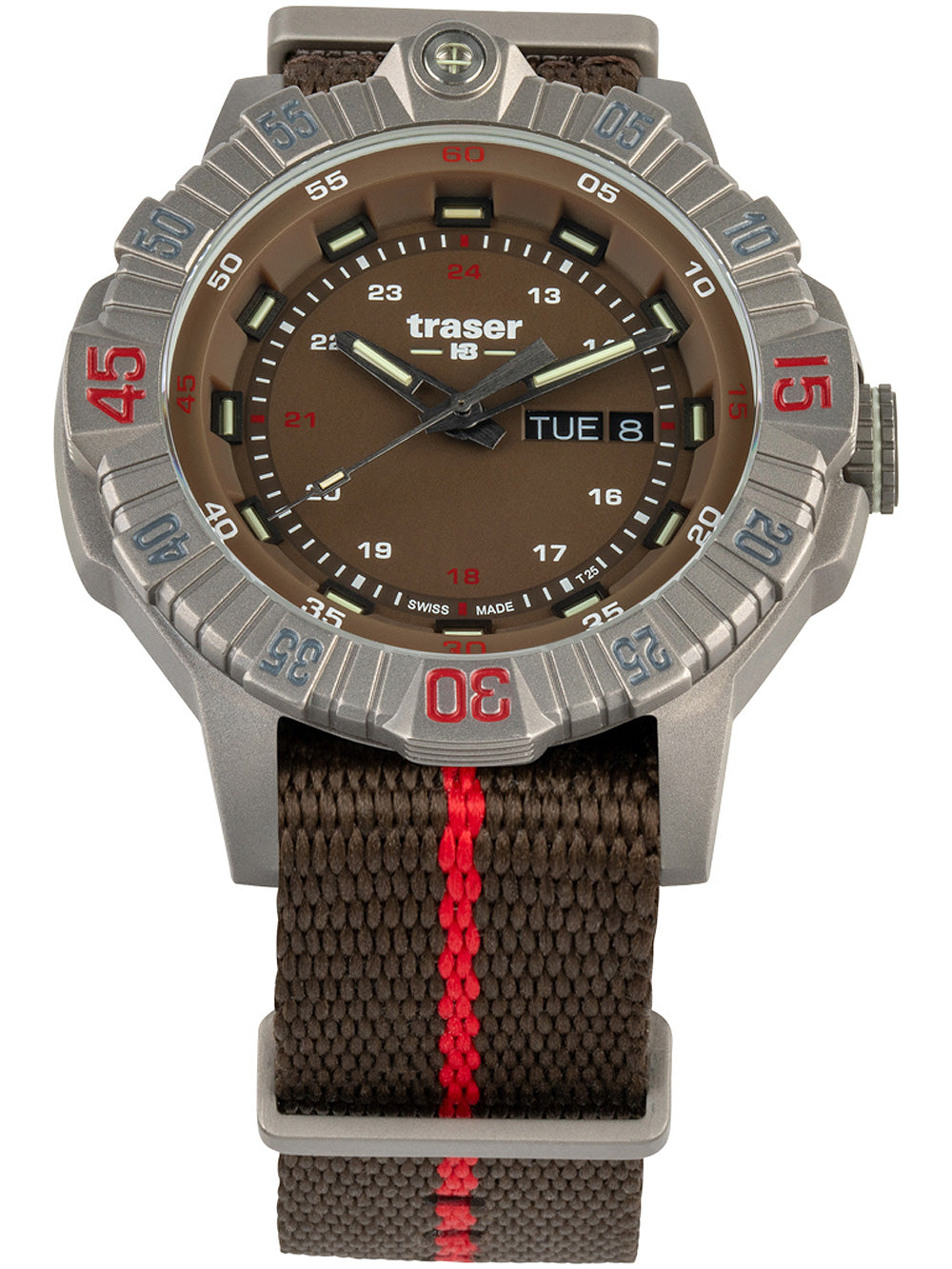 Traser H3 110669 Tactical Brun Titan 46mm