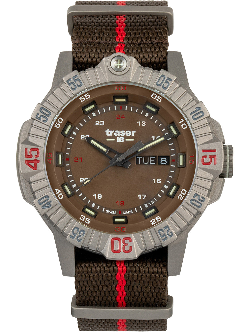 Traser H3 110669 Tactical Brun Titan 46mm