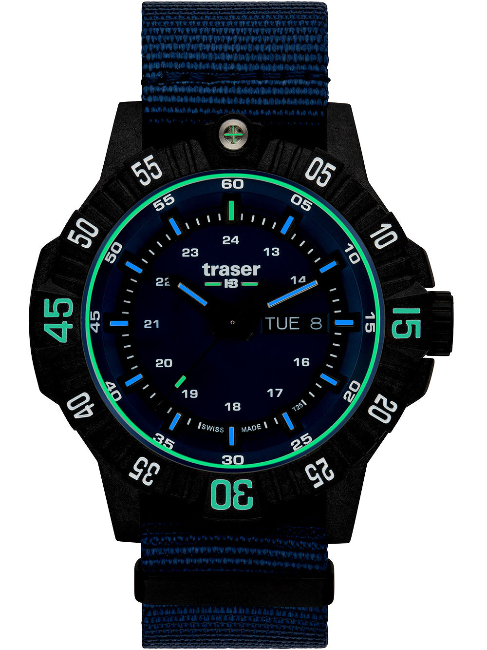 Traser H3 110724 P99 Q Tactical Blå 46mm