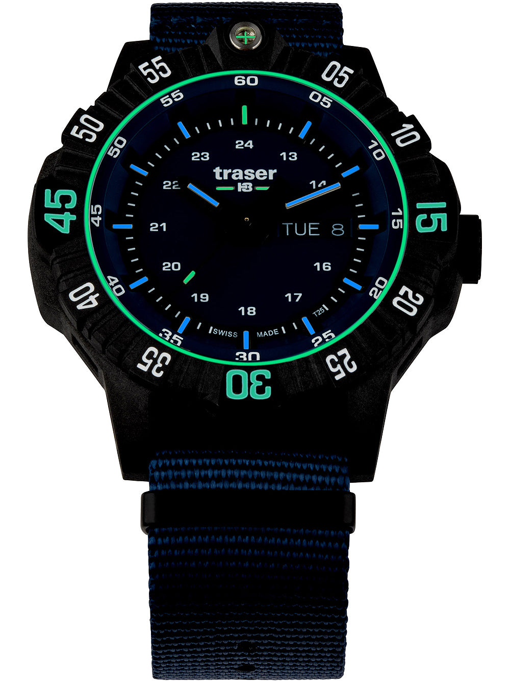 Traser H3 110724 P99 Q Tactical Blå 46mm