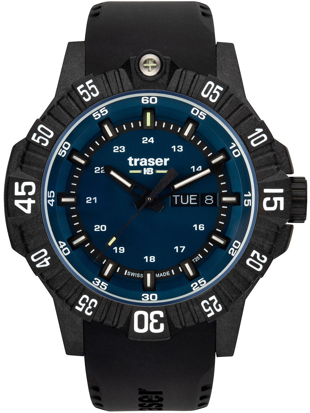 Traser H3 110725 P99 Q Tactical Blå 46mm