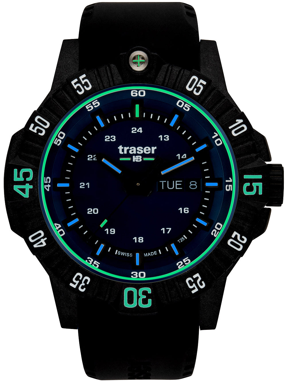 Traser H3 110725 P99 Q Tactical Blå 46mm