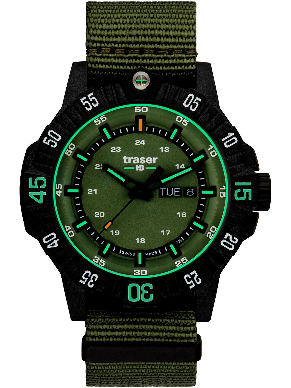 Traser H3 110726 P99 Q Tactical Grön 46mm