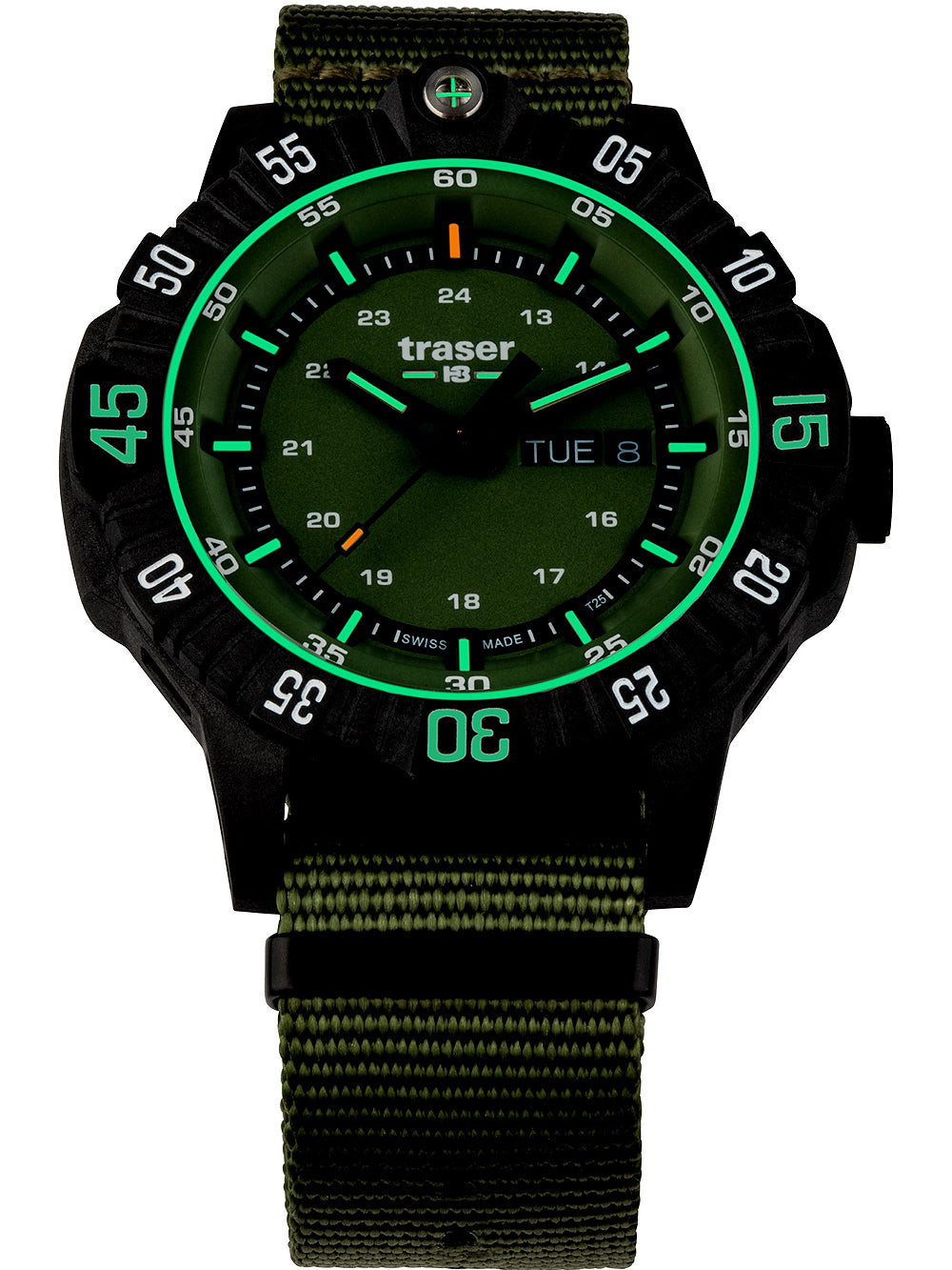 Traser H3 110726 P99 Q Tactical Grön 46mm