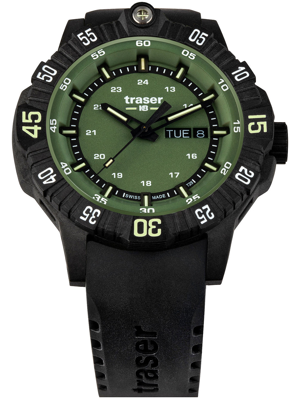 Traser H3 110727 P99 Q Tactical Grön 46mm