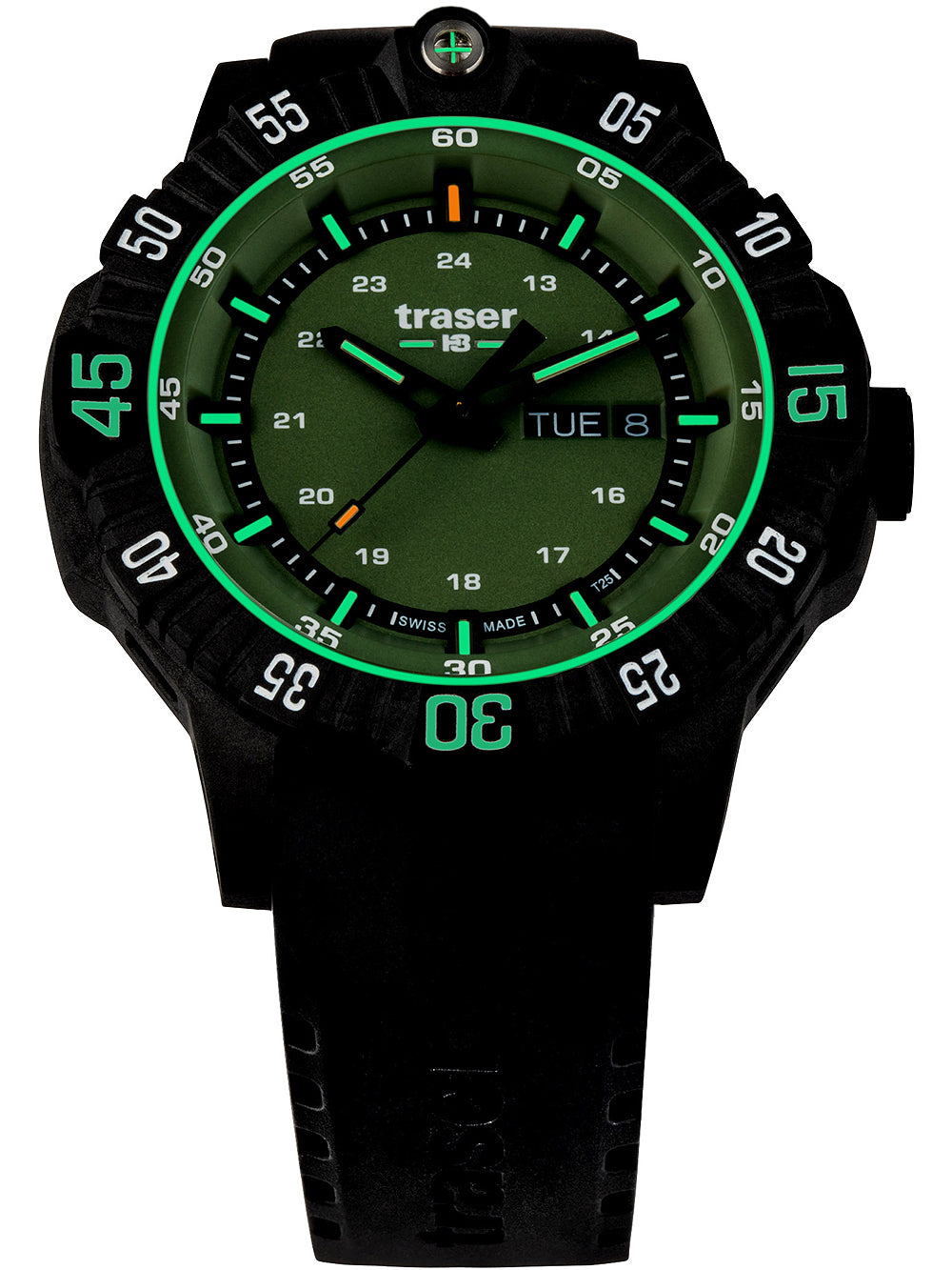 Traser H3 110727 P99 Q Tactical Grön 46mm