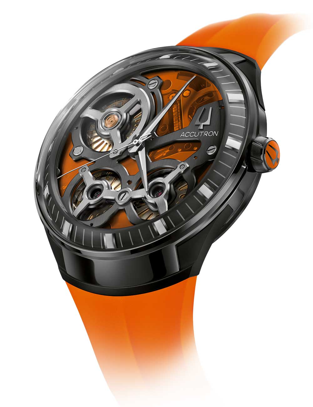 Bulova 28A205 Accutron DNA Casino Limited Edition orange