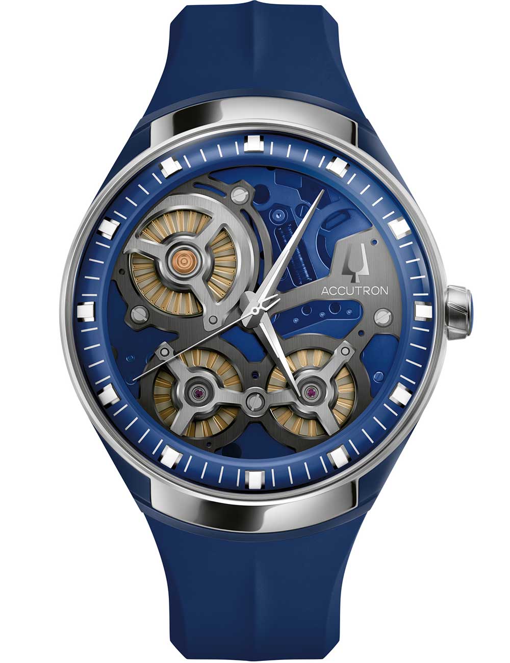 Bulova 28A208 Accutron DNA Casino Limited Edition blue