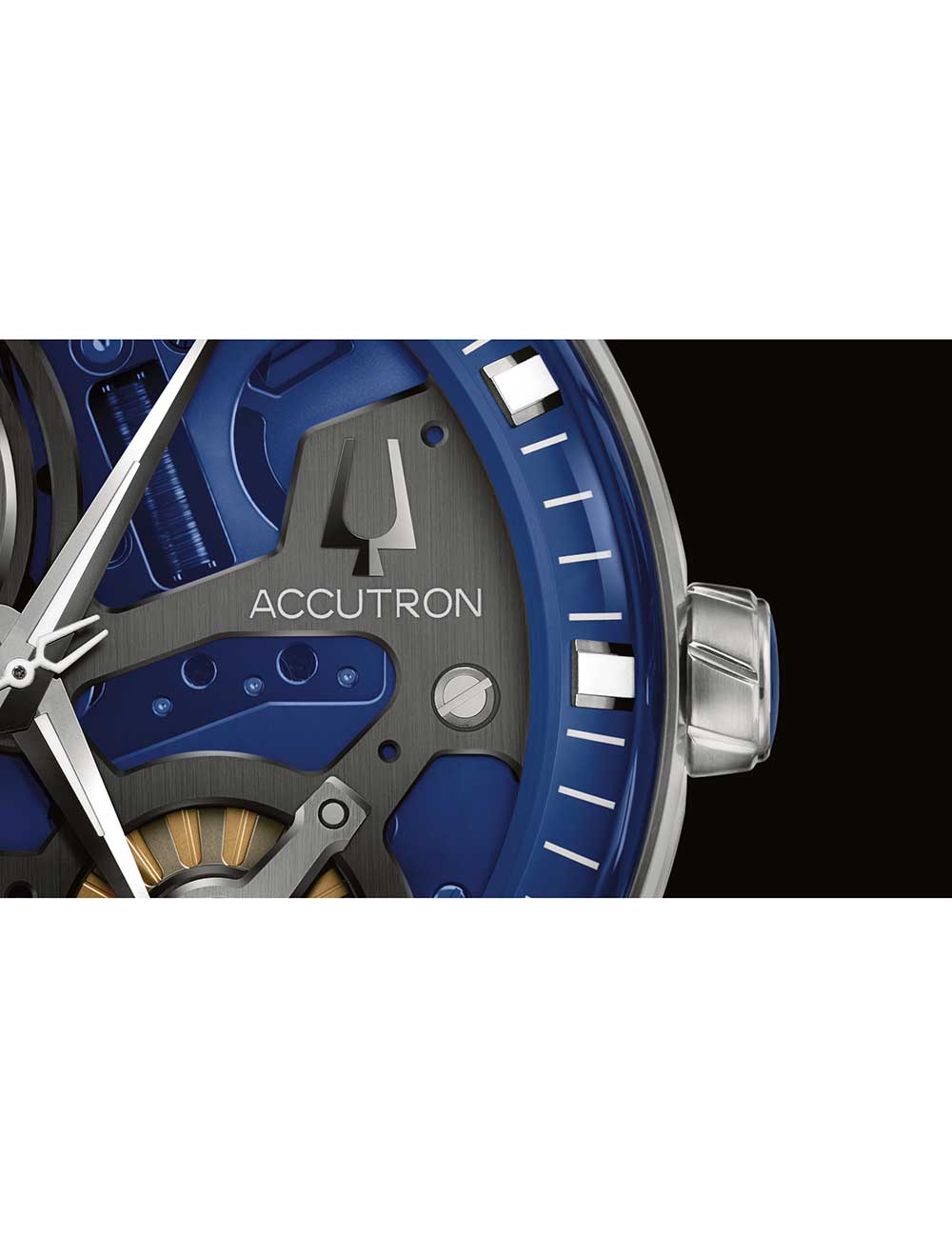 Bulova 28A208 Accutron DNA Casino Limited Edition blue