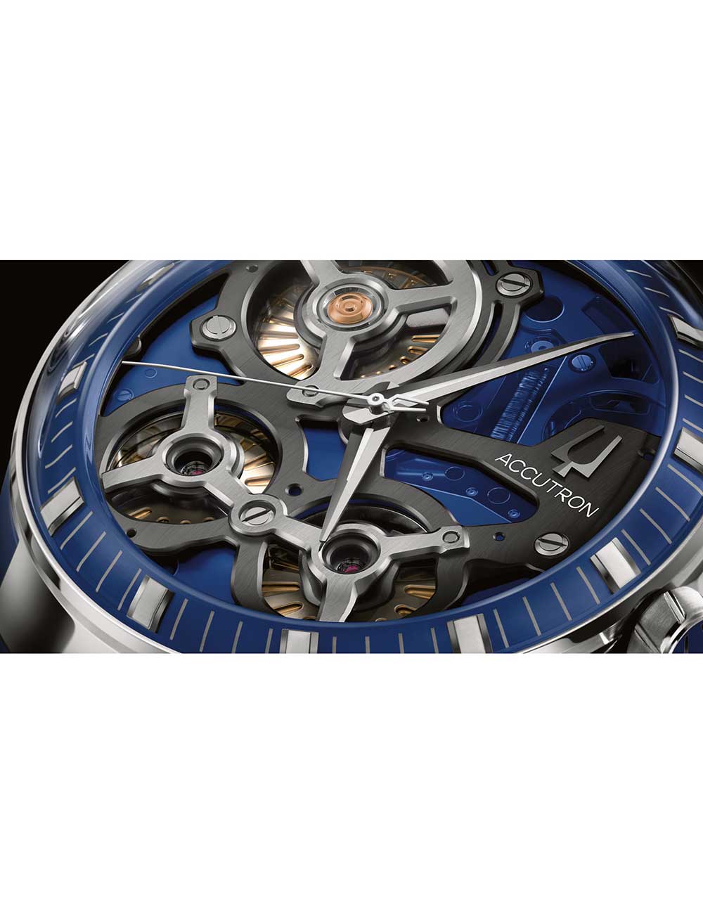 Bulova 28A208 Accutron DNA Casino Limited Edition blue