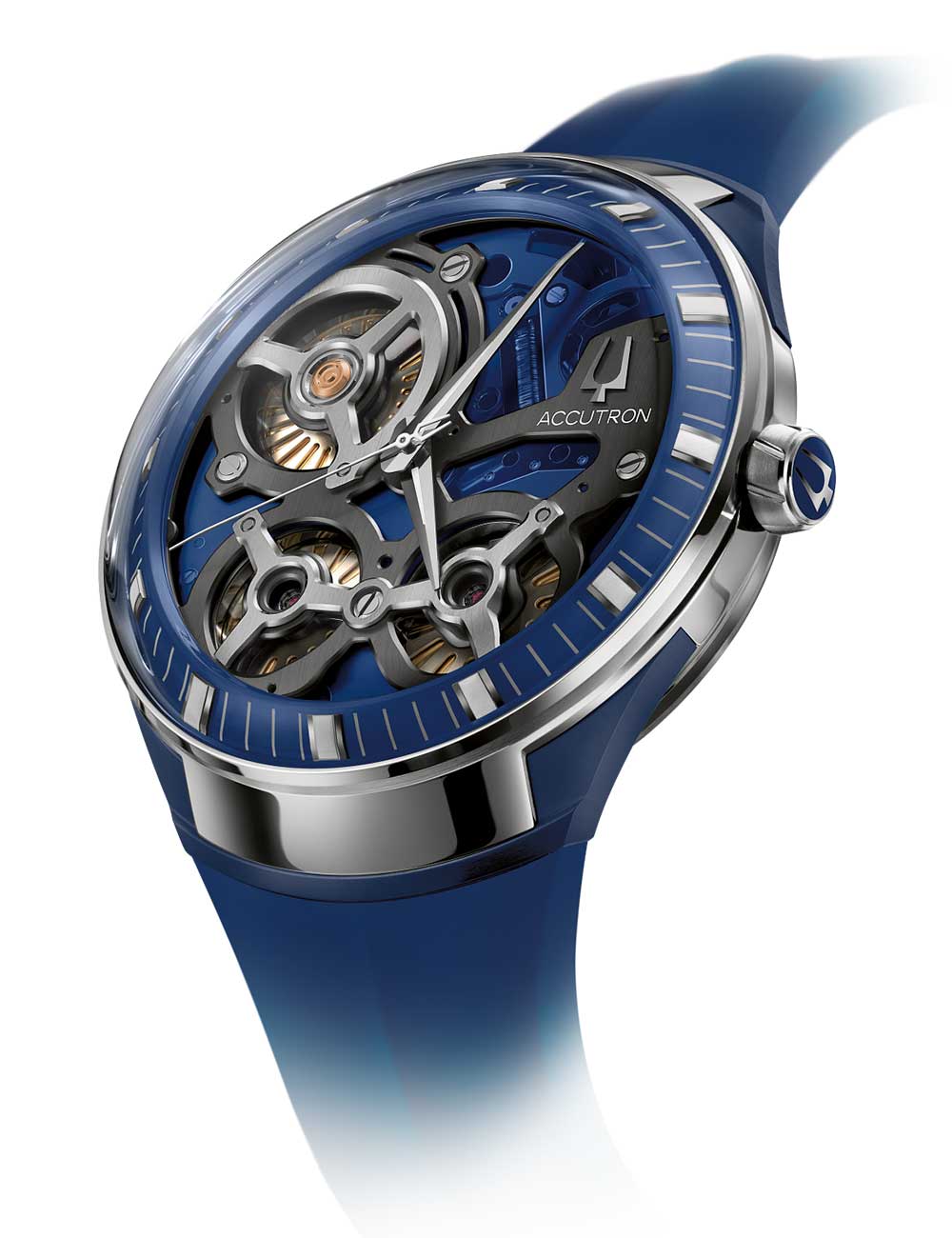 Bulova 28A208 Accutron DNA Casino Limited Edition blue