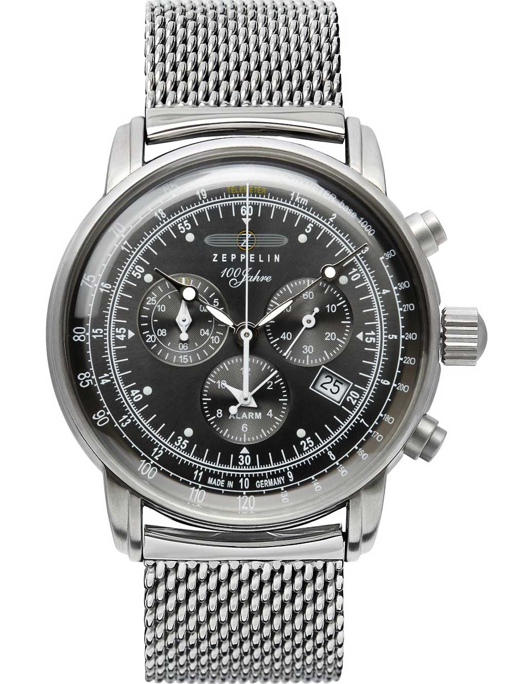 Zeppelin 7680M-2 alarm chrono 100 years 43mm