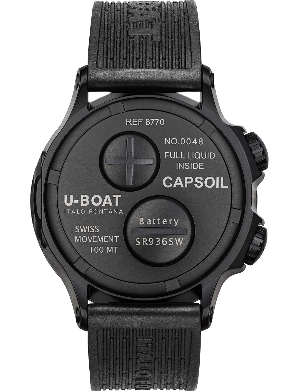 U-Boat 8770/A Capsoil Qs. Doppiotempo DLC 45mm