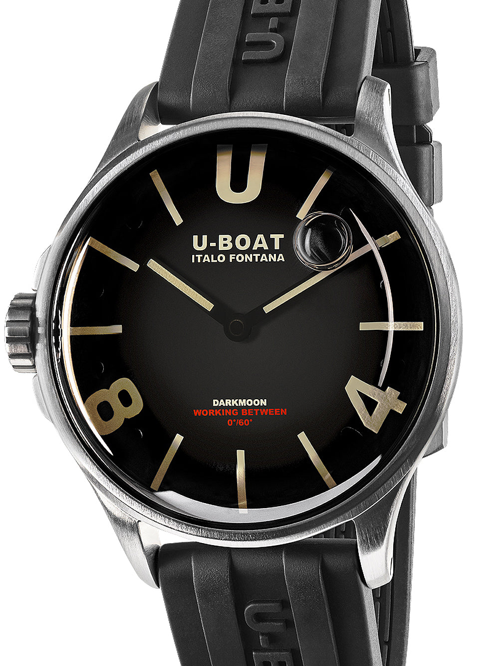 U-Boat 9018/A Darkmoon 40mm SS