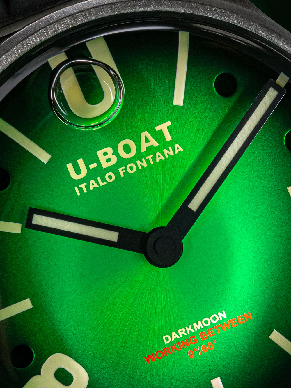 U-Boat 9502/A Darkmoon Grön SS Soleil 40mm