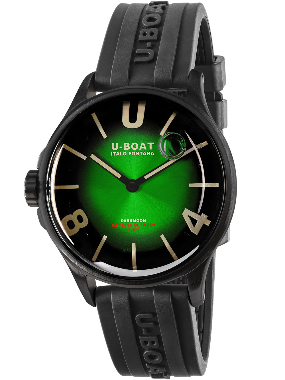 U-Boat 9503 Darkmoon Grön PVD Soleil 40mm