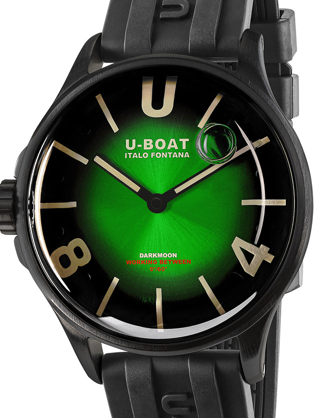 U-Boat 9503 Darkmoon Grön PVD Soleil 40mm