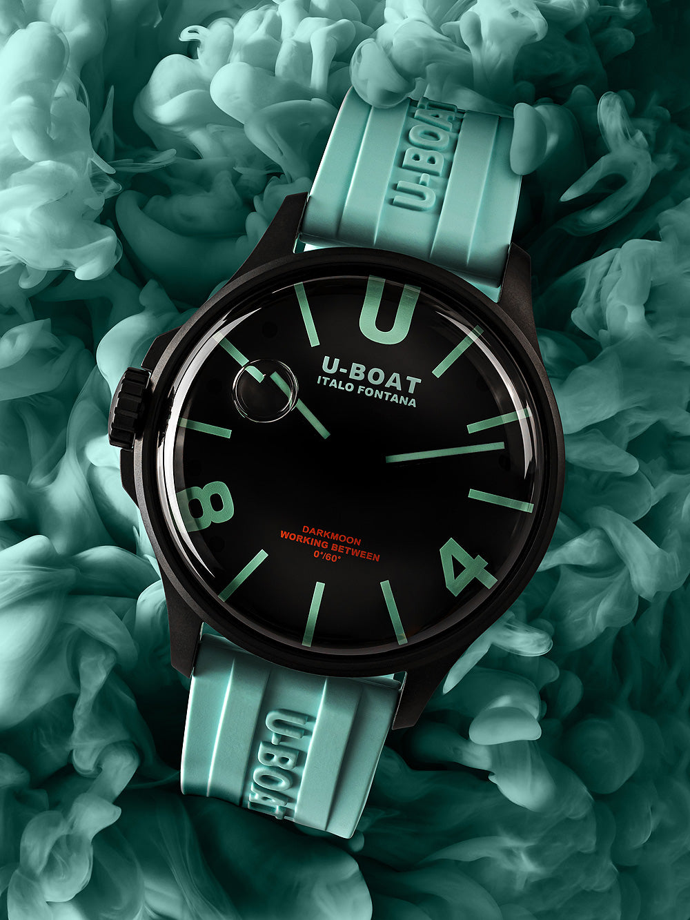 U-Boat 9526 Darkmoon Aqua IPB 44mm