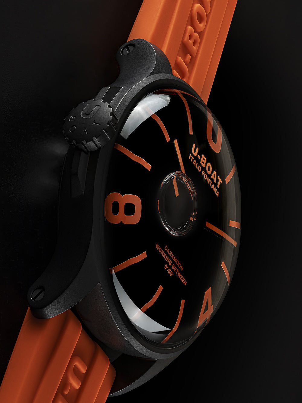 U-Boat 9538 Darkmoon Orange IPB 44mm