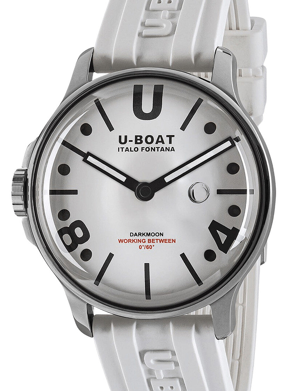 U-Boat 9542/A Darkmoon Vit SS 44mm