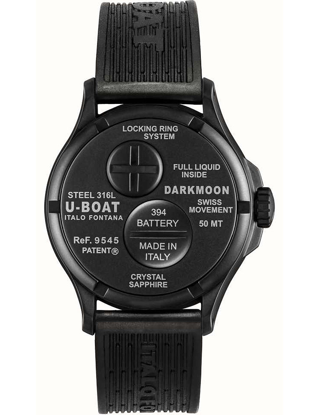 U-Boat 9545 Darkmoon Svart PVD 40mm