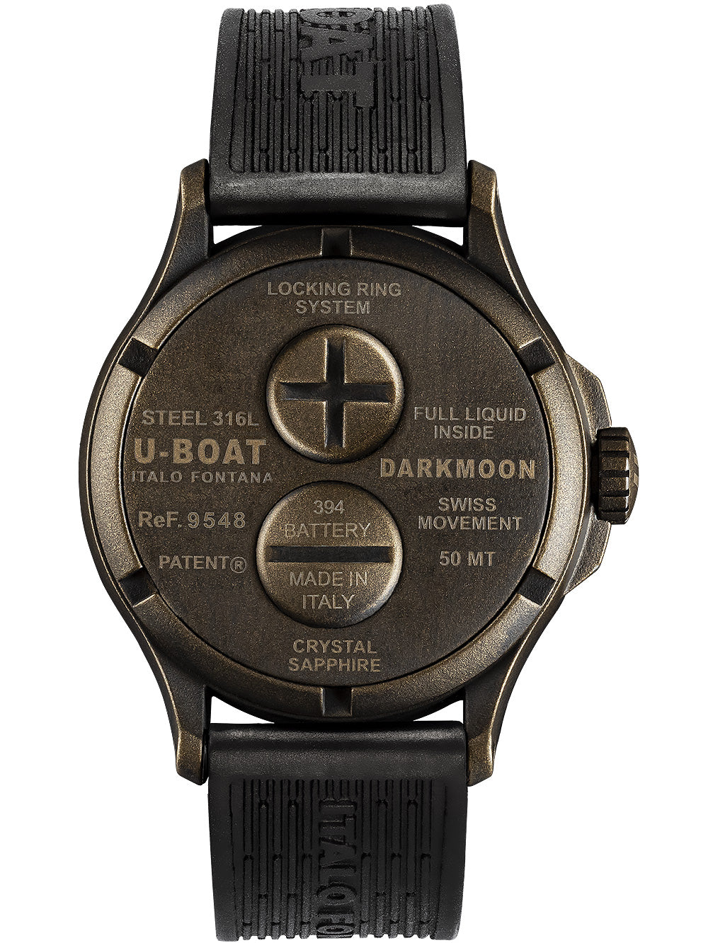 U-Boat 9548 Darkmoon Brun Vintage 44mm