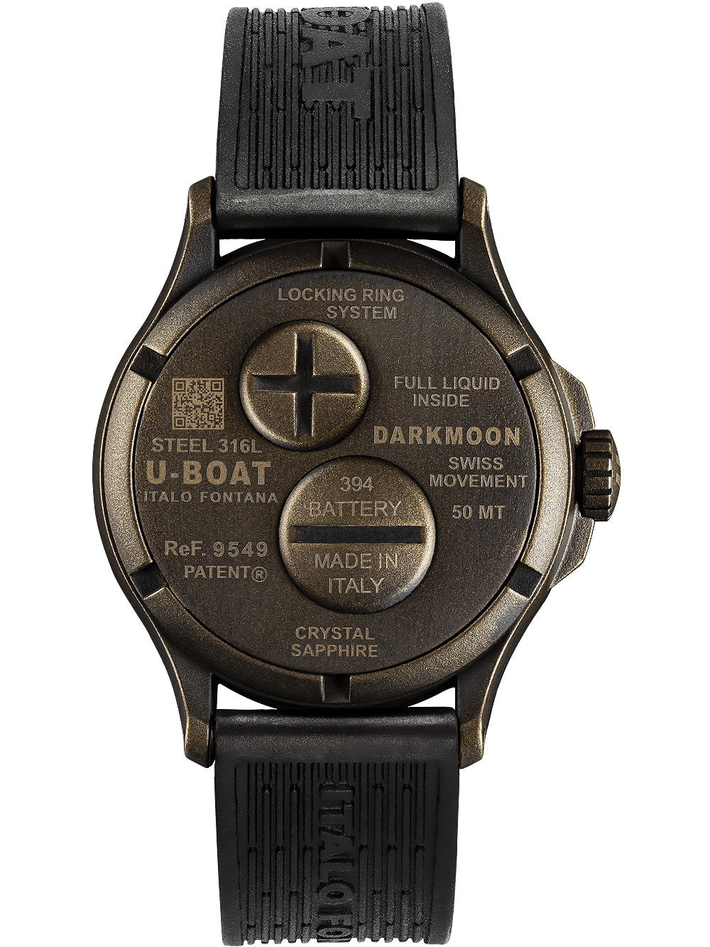 U-Boat 9549 Darkmoon Brun Vintage 40mm