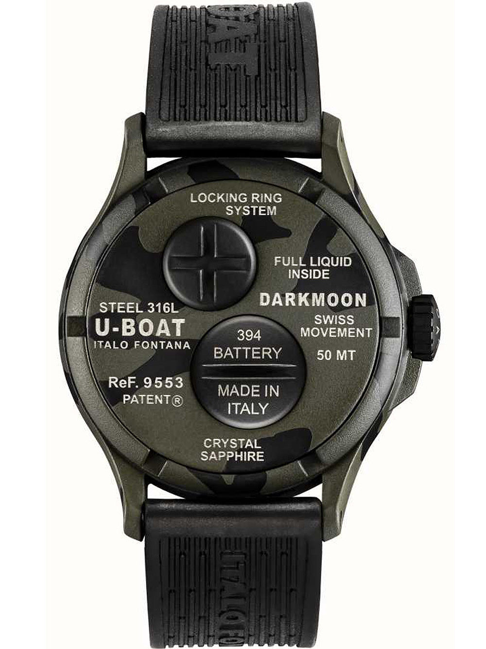 U-Boat 9553 Darkmoon Grey Camouflage 44mm