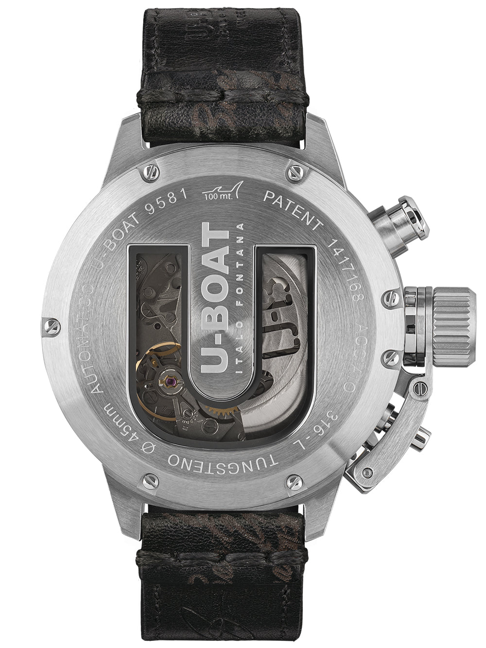 U-Boat 9581 Classico 45 mm Tungsteno CAS Grön