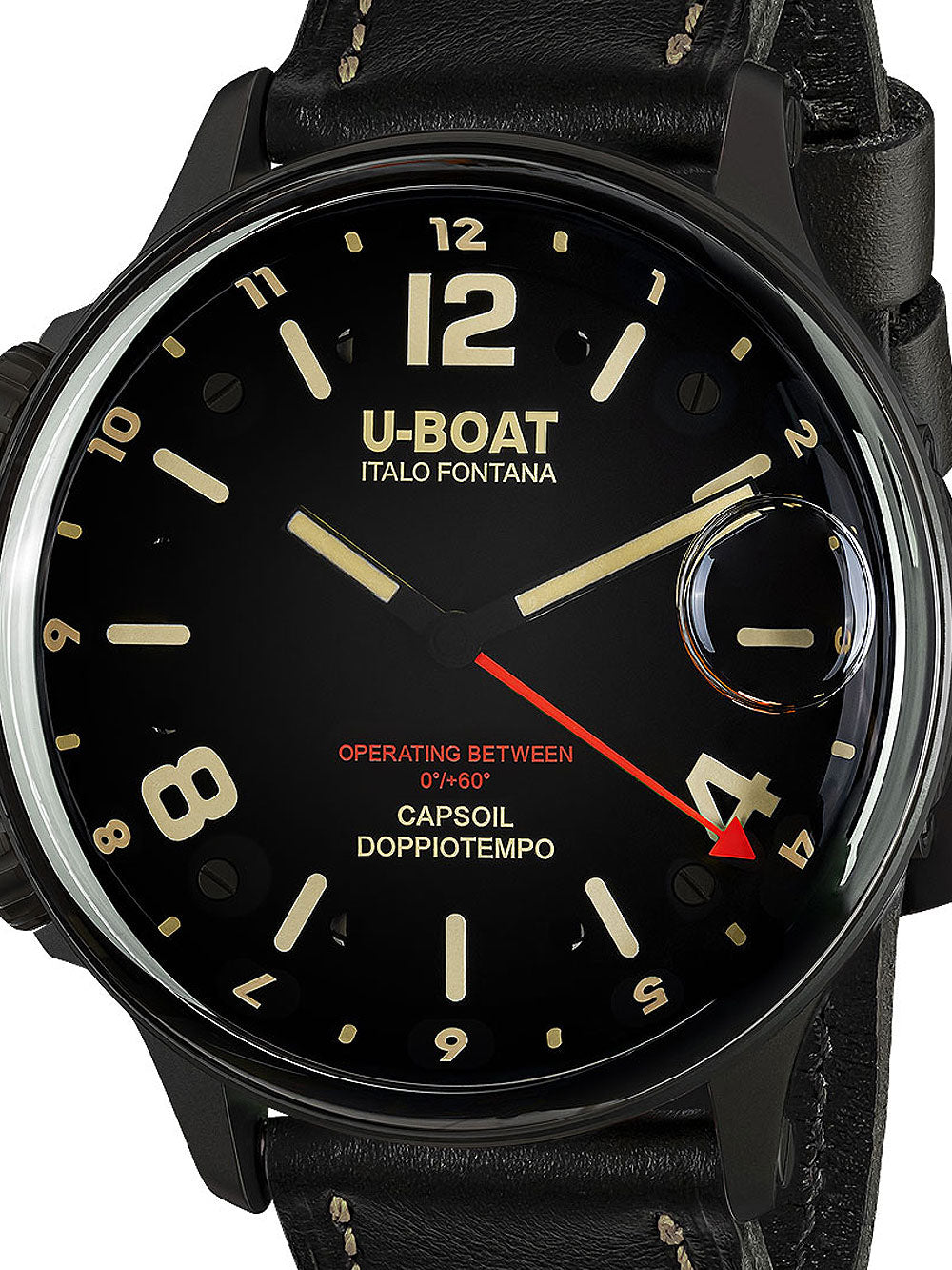 U-Boat 9671 Capsoil Doppiotempo DLC GMT 55mm