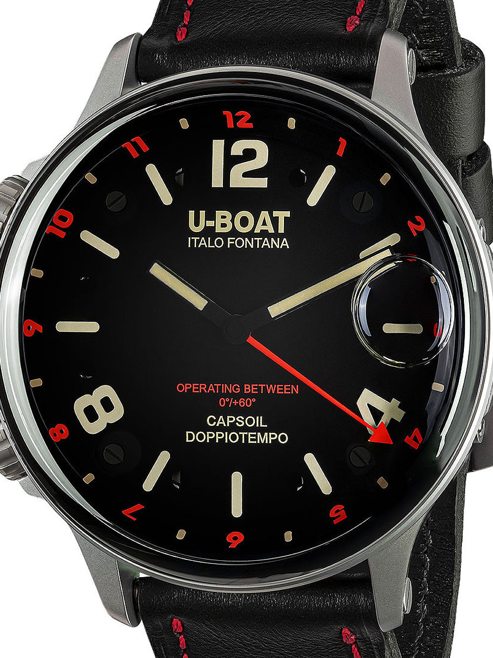 U-Boat 9674 Capsoil Doppiotempo SS GMT 55mm