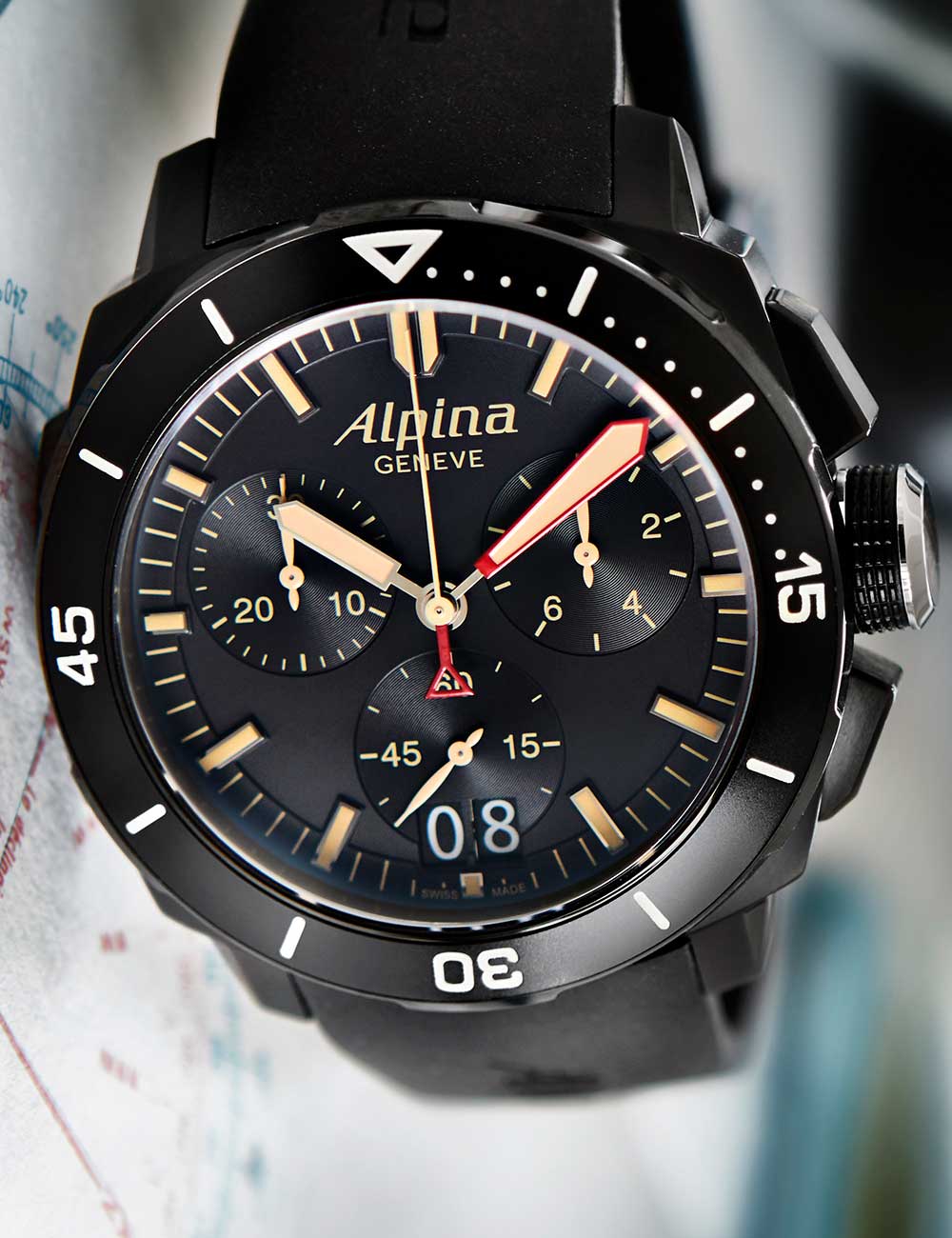 Alpina AL-372LBBG4FBV6 Seastrong Diver 44mm