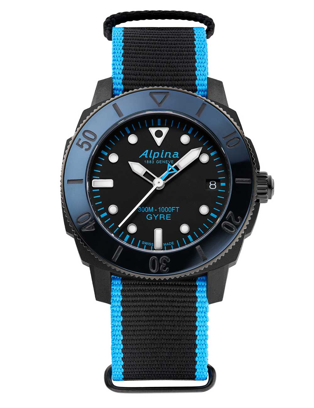 Alpina AL-525LBN3VG6 Seastrong Diver Comtesse Gyre 36mm