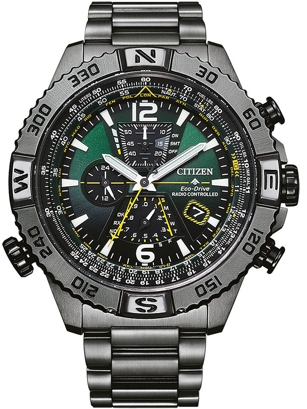 Citizen AT8227-56X Promaster-The Pilot Radio-Controlled Eco-Drive 48mm