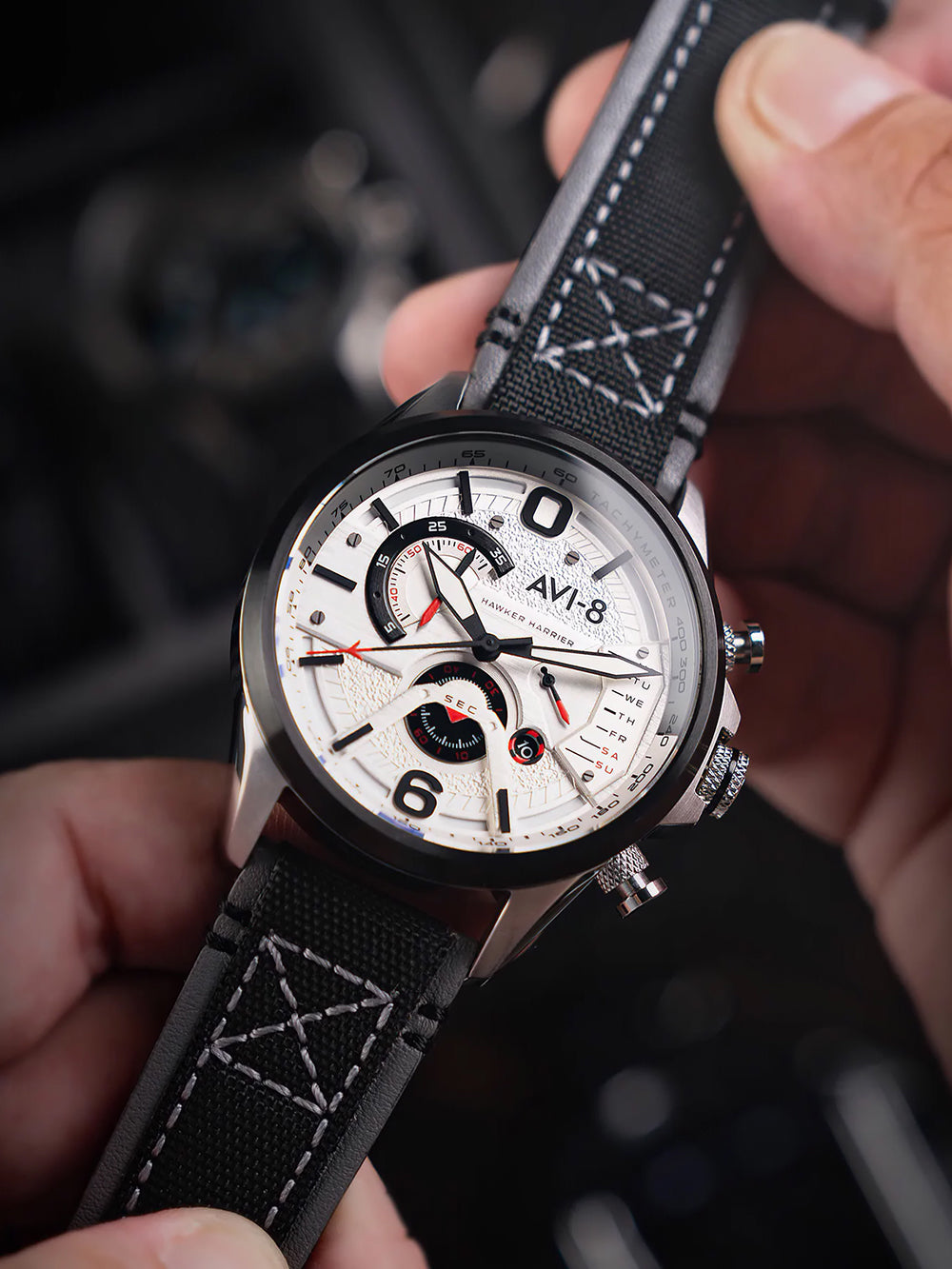 AVI-8 AV-4056-07 Hawker Harrier Dual Retrograde 44mm